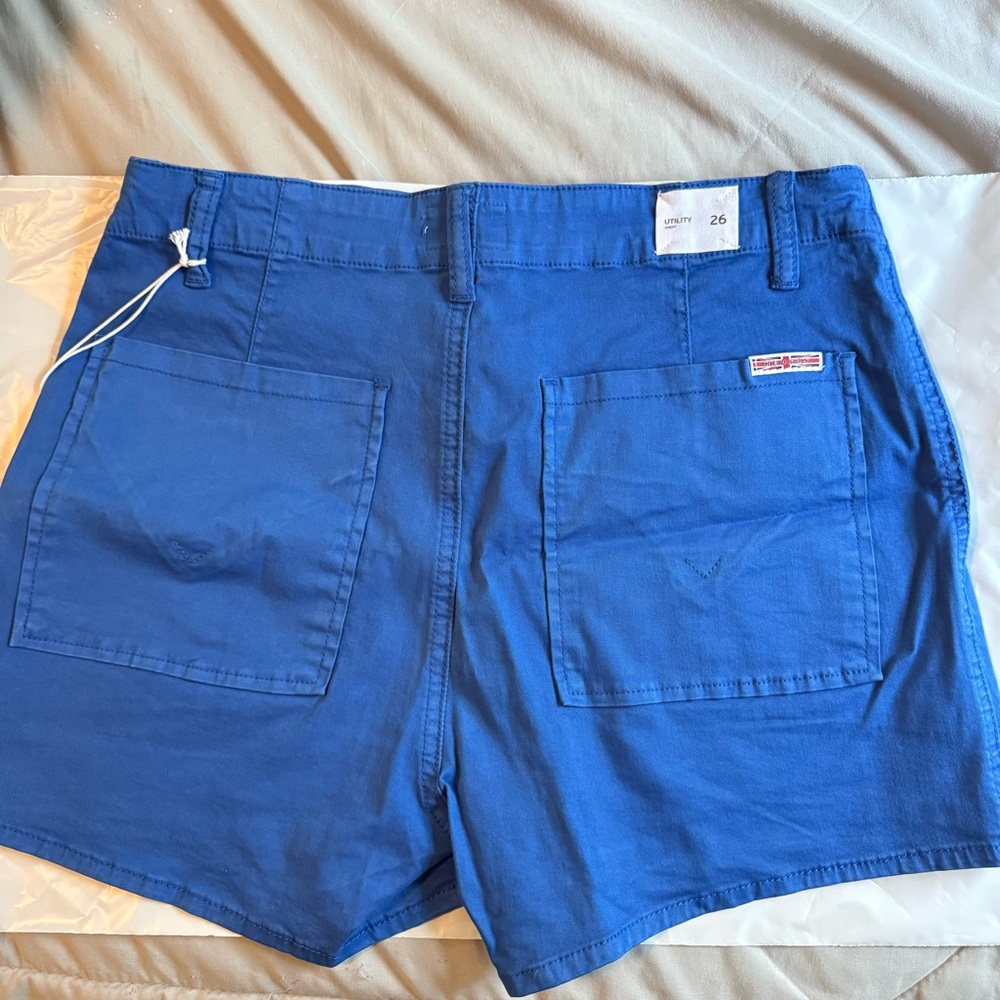 Hudson Jeans Women's Tazman Blue Cargo Shorts - Picture 6 of 9
